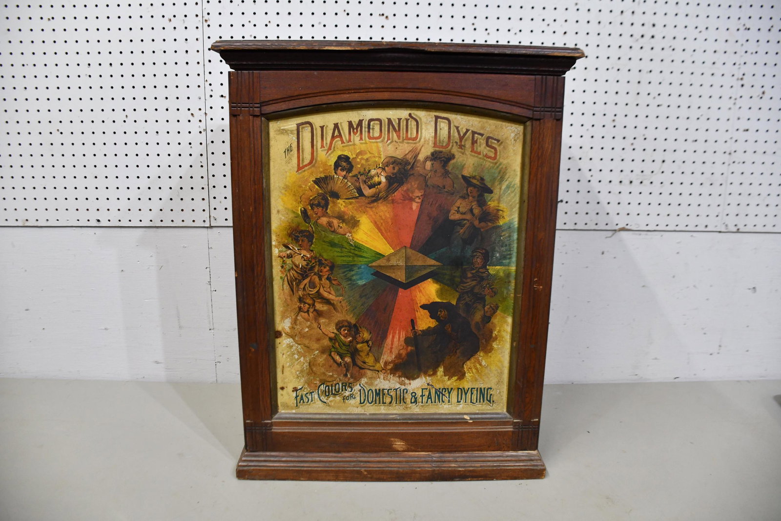 Diamond Dyes Cabinet 30"H, 23" x 10": Diamond Dyes Cabinet 30"H, 23" x 10"