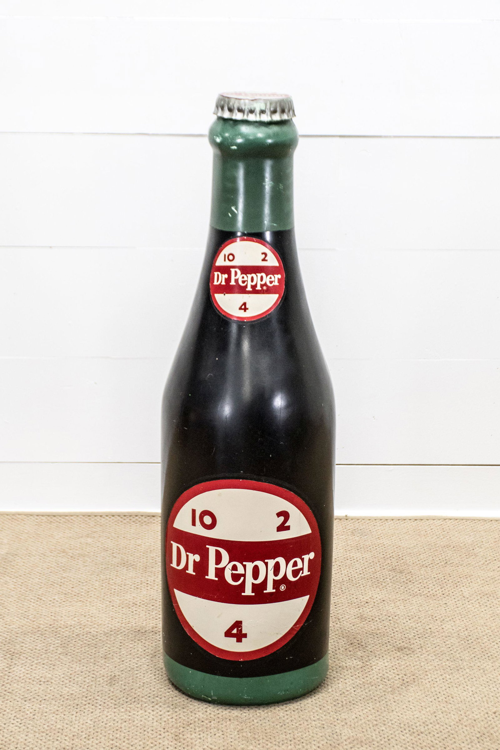 Dr. Pepper Advertising Bottle - plastic 48"H, 13: Dr. Pepper Advertising Bottle - plastic 48"H, 13 1/2" diam.