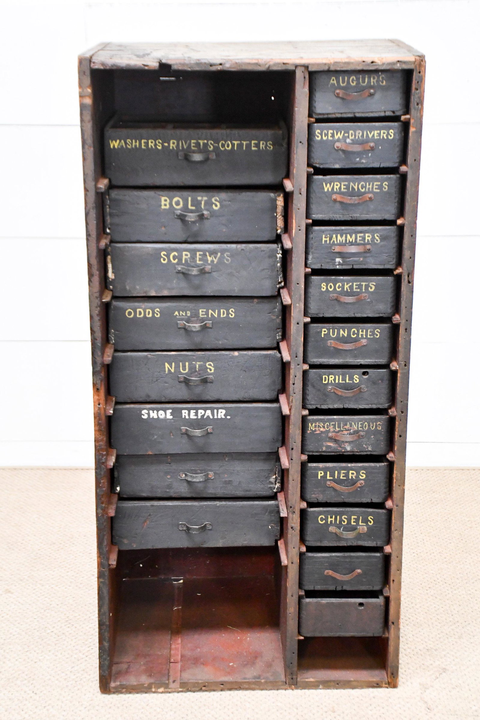 Hardware Store Drawer Unit 47"H, 23" x 17": Hardware Store Drawer Unit 47"H, 23" x 17"