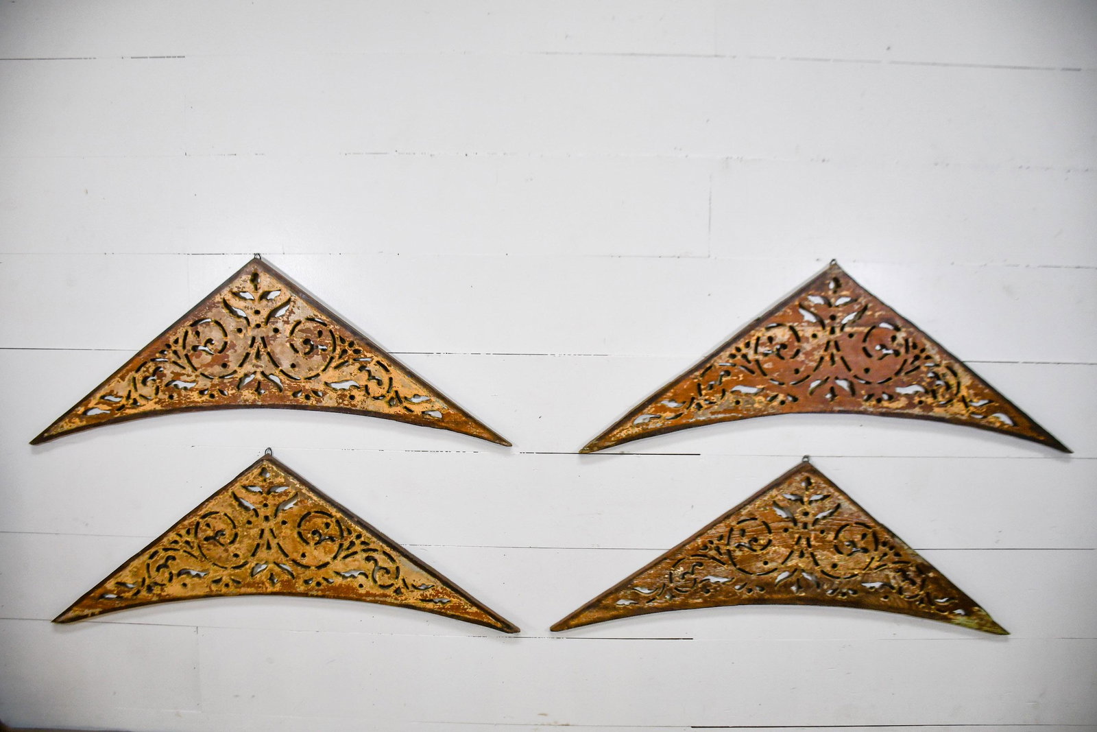 4pc. Lot of Architectural Headers 22" x 59" ea.: 4pc. Lot of Architectural Headers 22" x 59" ea.