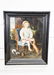 19th C. O/C Painting - Child w/ Dogs 51" x 41 1/2"