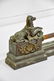 French Fireplace Fender w/ Dog Finials 11"H, 47" x - 2