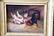 2pc. Lot of 19th C. French Paintings - Chickens oil on - 6