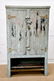 French Painted 2 Door Farmhouse Cupboard 75 1/2"H, 45