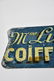 French Trade Sign - metal / double sided 13 1/2" x - 2