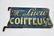 French Trade Sign - metal / double sided 13 1/2" x - 4