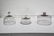 3pc. Lot of Early 19th C. Cake Domes 11"H, 11 1/2"
