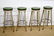 4pc. Lot of French Bistro Stools 32"H, 14 1/2" x