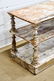 French Painted Drapery Table 31 1/2"H, 81" x 23" - 2