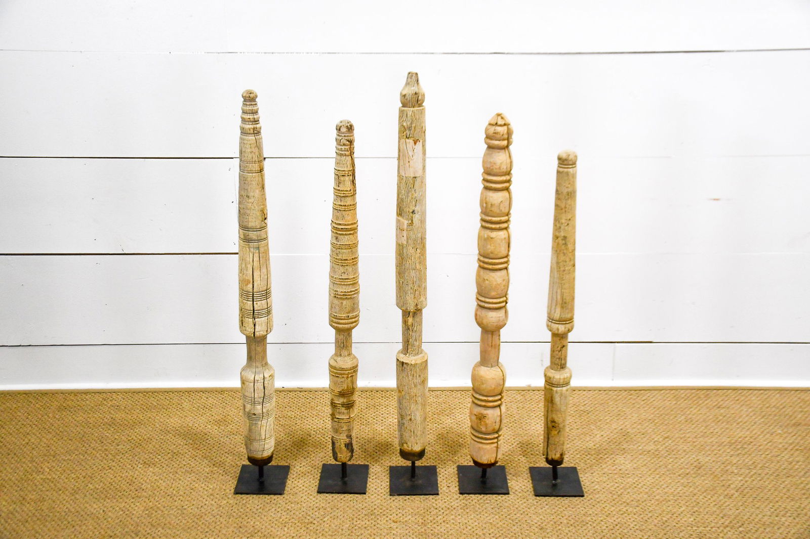 5pc. Lot of Architectural Pieces on Stands 40 1/2"H   / (1 of 4)