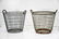 4pc. Lot of Metal Gathering Baskets biggest - - 2