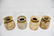 4pc. Lot of Turned Wood Pots 15"H / 15"H / 16 - 5