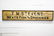 Meats Fish and Groceries Sign - wood 20" x 98