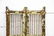 Pair of Painted Gates 45 1/2" x 31" total - 2