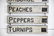 Group of Produce Signs - wood / double sided 24 1/2" x - 2