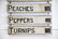 Group of Produce Signs - wood / double sided 24 1/2" x - 5