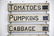 Group of Produce Signs - wood / double sided 24 1/2" x - 6