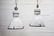 White Industrial Hanging Light X-2