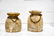 4pc. Lot of Turned Wood Pots 16 1/2"H, 12" diam. / - 2