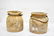 4pc. Lot of Turned Wood Pots 16 1/2"H, 12" diam. / - 4