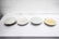 4pc. Lot of 19th C. Creamware Cake Stands 5"H, 14 - 4
