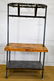 Industrial Butcher Block Top Table w/ Pot Rack 86"H, - 2