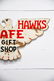 Night Hawks Cafe Sign - wood 24" x 48" - 3