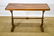French Iron Garden Table w/ Wood Top 30"H, 46" x
