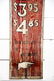 Newton's Shoes Sign - wood 69" x 17 1/2" - 2