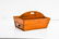Early Wooden Tote w/ Drawer 12"H, 22" x 13"