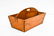 Early Wooden Tote w/ Drawer 12"H, 22" x 13" - 3