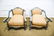 Late 19th C. Carved French Arm Chair great painted - 4