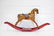 Child's Painted Rocking Horse 32 1/2"H, 64" x 13
