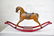 Child's Painted Rocking Horse 32 1/2"H, 64" x 13 - 8