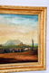 French Oil on Board Painting - Farm Scene 27" x 34 - 4