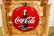 Neon Coca - Cola Sign in Crate - works 24" diam. - 3