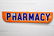 Pharmacy Sign - porcelain 16 1/2" x 80"
