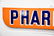 Pharmacy Sign - porcelain 16 1/2" x 80" - 2