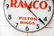 Ramco Piston Rings Advertising Clock - works 15" diam. - 2