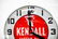 Kendall Motor Oils Advertising Clock - works 15" diam. - 3