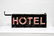 "Hotel" Neon Can Sign - works 24"H (28 1/2"H