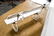 Painted Wood and Metal Park Bench 33 1/2"H, 62" x - 4