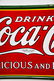 Coca-Cola Delicious and Refreshing Sign-porcelain 48" - 3