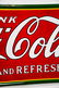 Coca-Cola Delicious and Refreshing Sign-porcelain 48" - 4