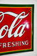 Coca-Cola Delicious and Refreshing Sign-porcelain 48" - 5