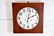 Ansonia Thirty Day Clock w/ Key 19"H, 19" x 5"