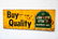 Quaker State Motor Oil Sign - metal 36" x 94"