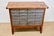 Industrial Work Stand w/ Metal Drawers 35 1/2"H, 42"