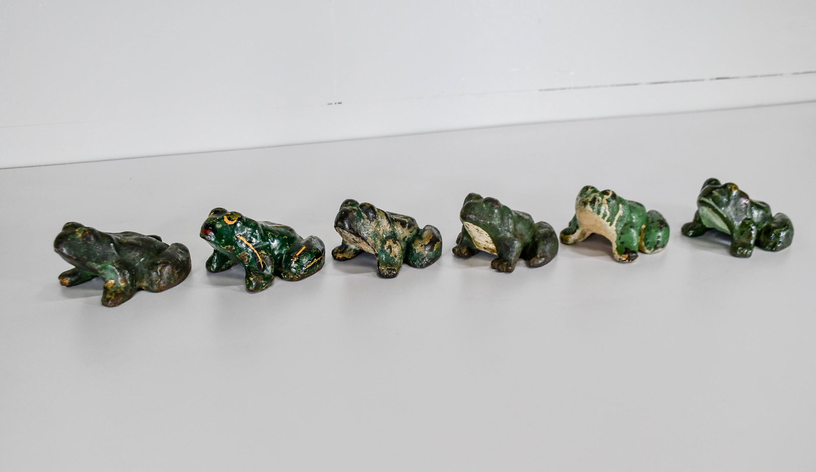 6pc. Lot of Cast Iron Frogs 4"H,   4"  x   6"      ea. (1 of 3)