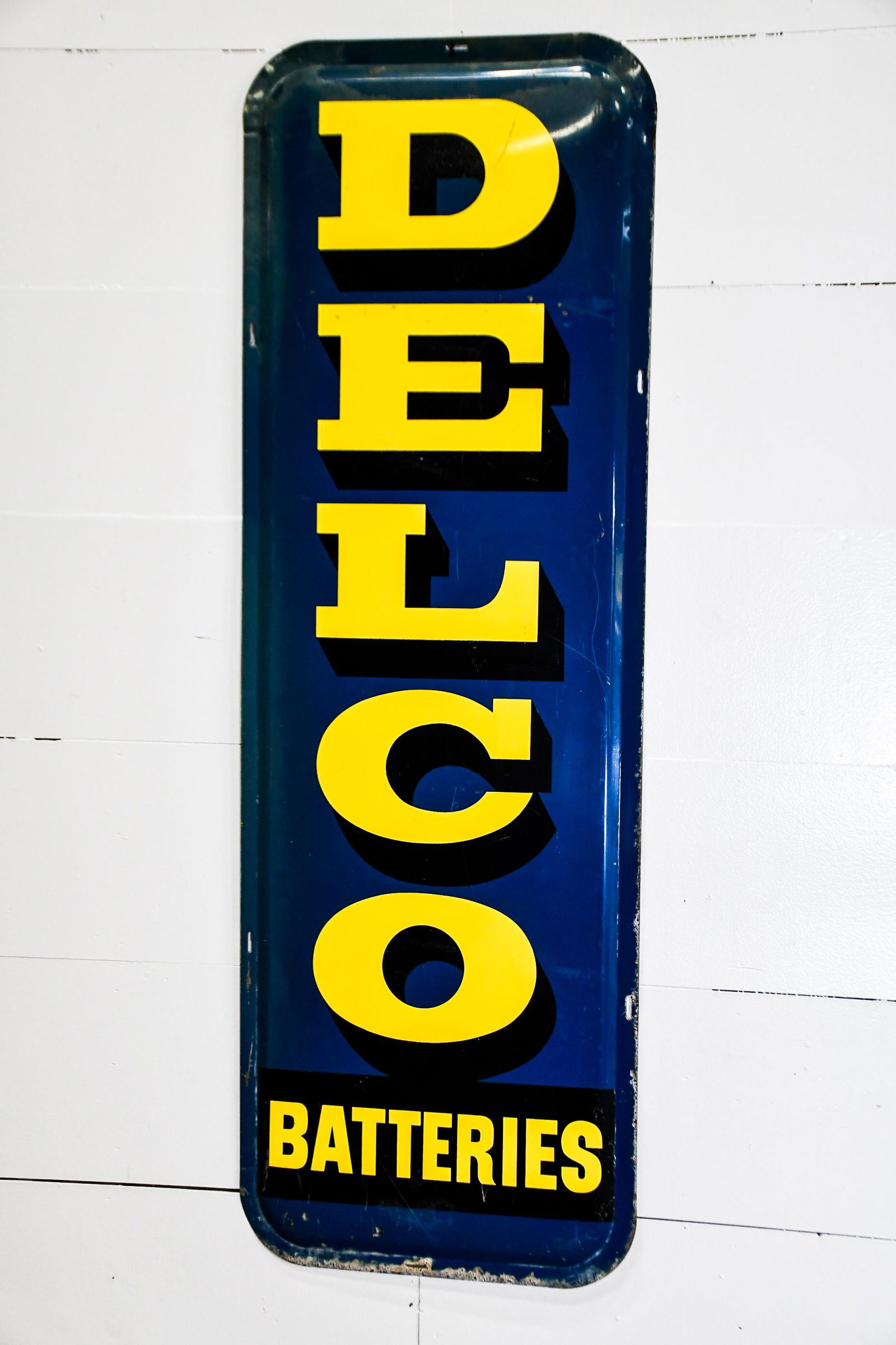 Metal Delco Battery Sign 60"  x   20" (1 of 3)